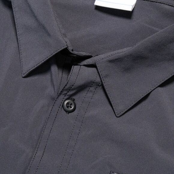 Columbia Dark Gray Causal Button Down Short Sleeve Shirt Mens Size XXL - Picture 13 of 15